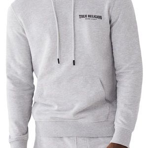 True religion pullover hoodie arch logo